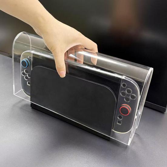Acrylic Dust Cover for Nintendo Switch 2 Integrated Transparent Game Console Dust-proof Protective Cover Shield Game Console Accessories