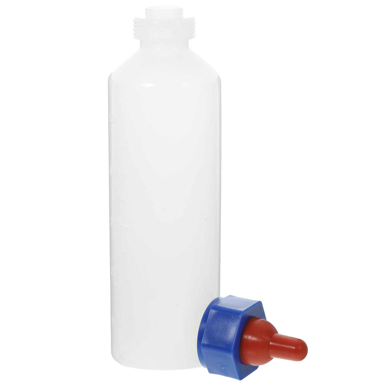 Lamb Milk Feeding Bottle 500Ml Livestock Nursing Bottle Feeding Tool for Sheep Goat Calf Animal Milk Feeder Small Farm 30X6.5X6.5CM