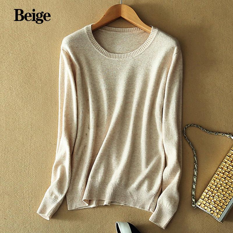 Suéter de Lana Cachemira de Punto Acogedor de Cuello Redondo Rojo Negro de Corte Ajustado para Mujer Jersey Peludo