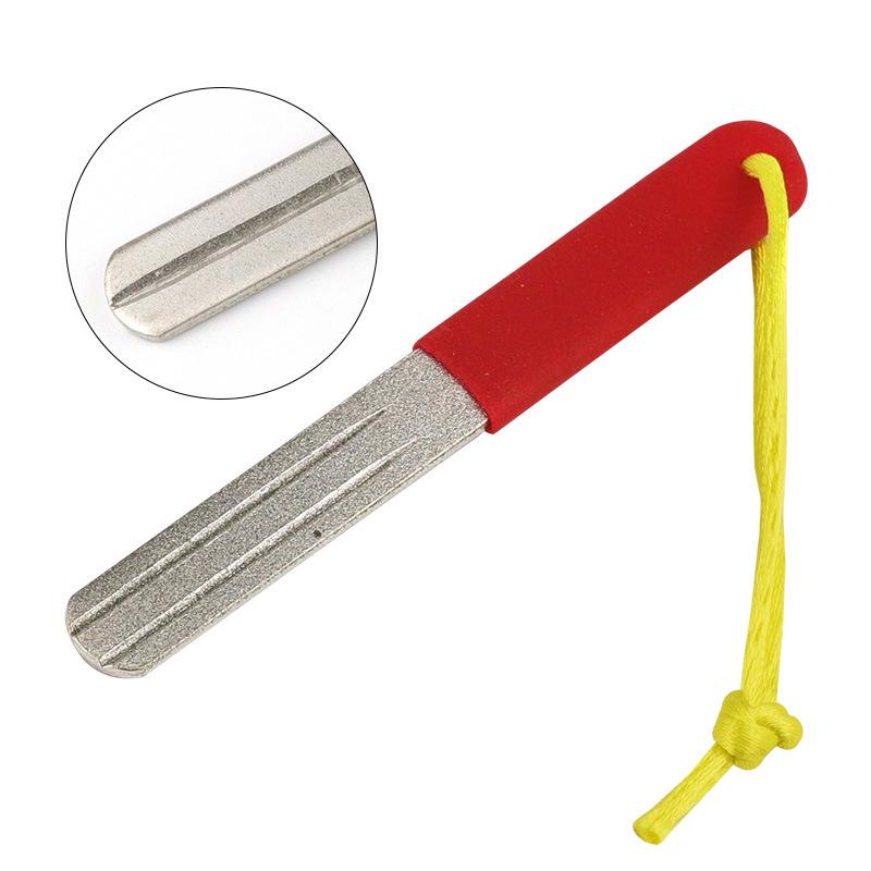 Portable Diamond Fish Hook Sharpener and Lure Crankbait Tool for Sea and Fly Fishing