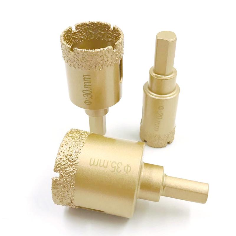 Diamond Coated Drill Bits Set 10-12Pcs 6-35mm Hole Saw Drill Kit tools Hand Tools for Glass Marble Granite Stone Tile Ceramic