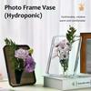 Frame Flower Vase - Clear Acrylic Vase For Flowers, Modern Art Vases For Home Decor, Decorative Vases For Desktops Bookshelf