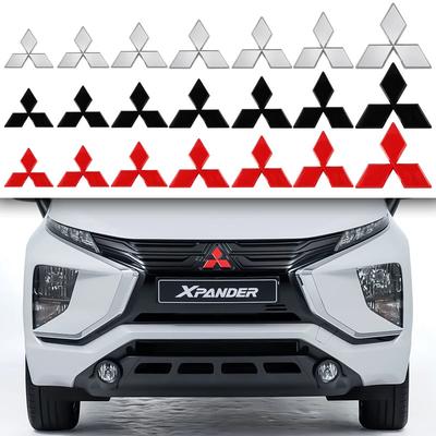 Car 3D ABS Trunk Letters Logo Displacement Badge Emblem Decals Sticker For Asx Lancer Outlander Pajero Ralliart L200