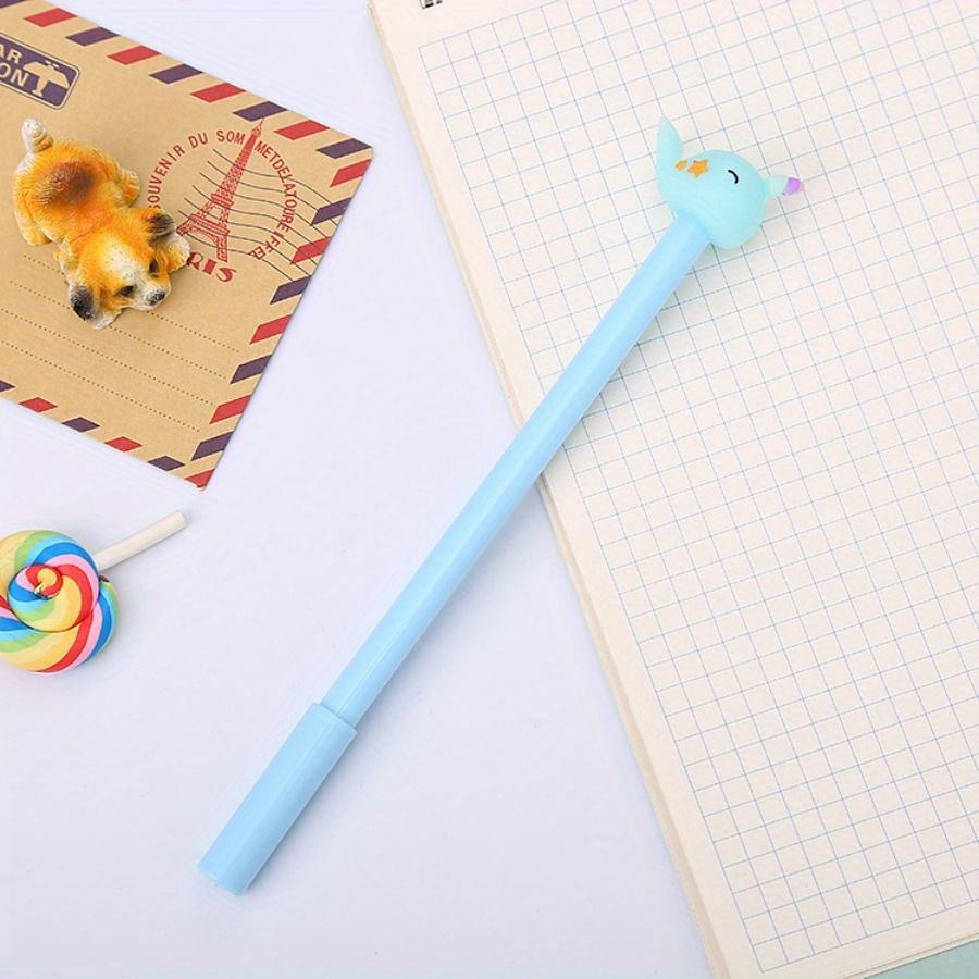 

Школьный сезон 10 шт. 0,5 мм мультфильм обучение канцелярские принадлежности кит гелевая ручка творческая практика письма ручка на водной основе симпатичная офисная ручка для подписи синий