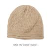 Kangsai Ni Women's 100% Cashmere Cable Knit Beanie - Warm, Fashionable, Versatile Solid Color Hat