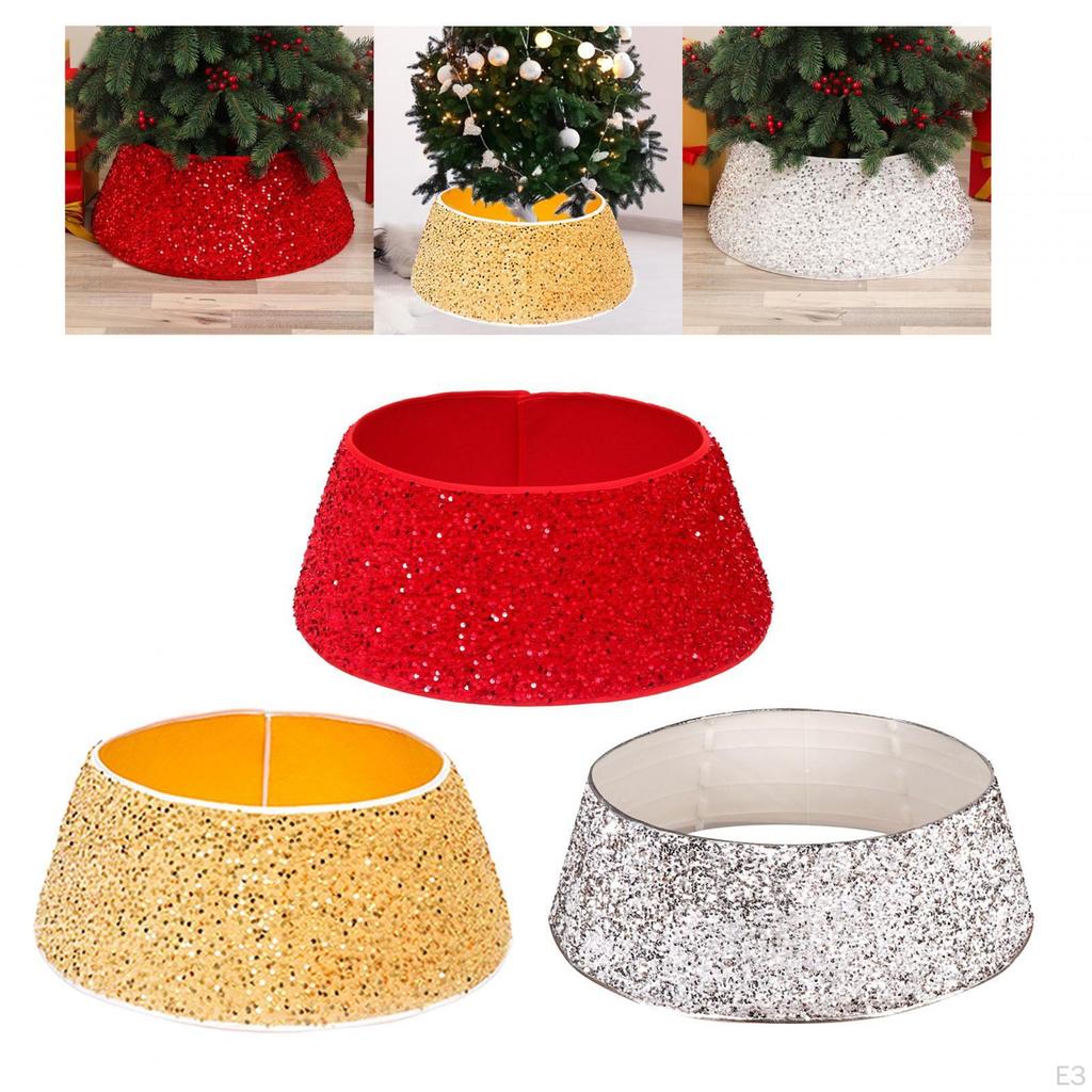 Christmas Tree Skirt ,Christmas Decoration Apron ,Luxury ,Surround Base Ornaments for