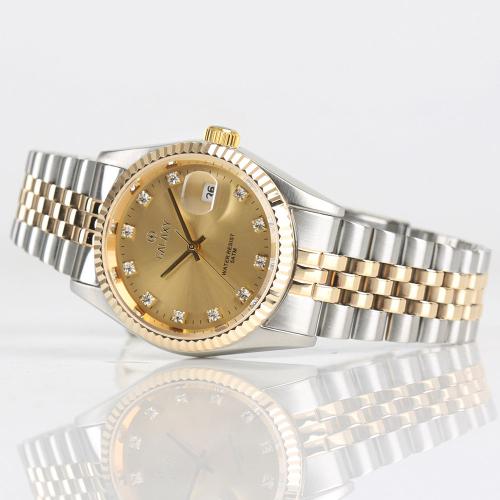 [GALAXY] GALAXY Men's Couple's Metal Wristwatch 5 ATM QT7013MB