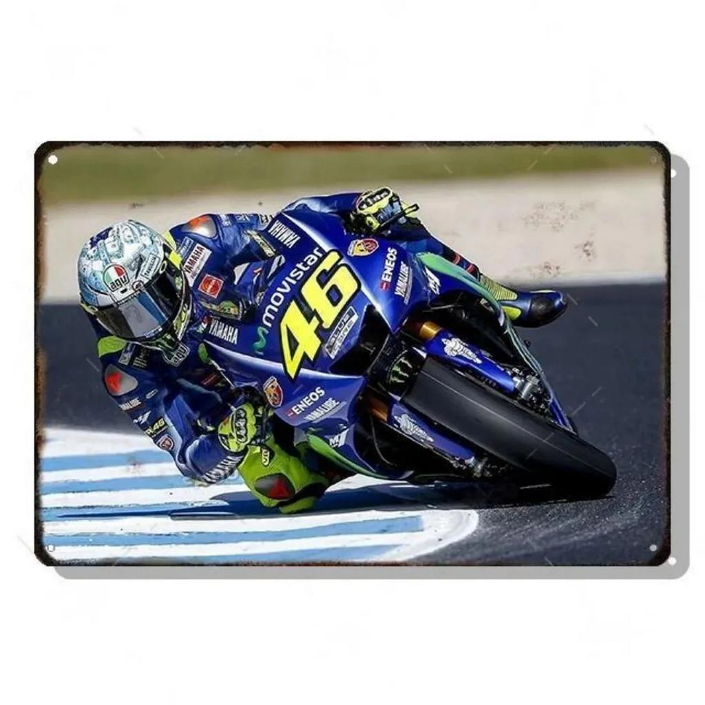 Decor Auto Vintage Metal Signs Tin Sign Motorcycle Racing Funny Poster Decor for Garage Bar Pub Club Man Cave Wall Decoration