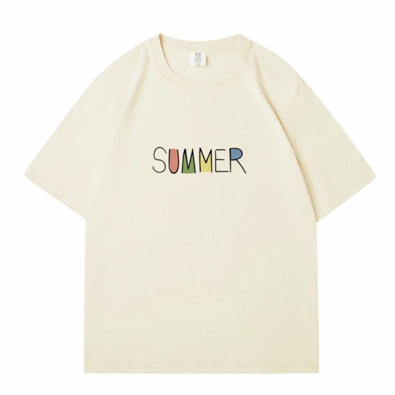 Fashion Women s T-Shirt WAVLATII-Camisetas estampadas para mujer, blusas S абрикосовый