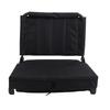  , foldable, portable stadium seat with ergonomic lumbar support, 5   angles, quick folding, carrying strap, iron and