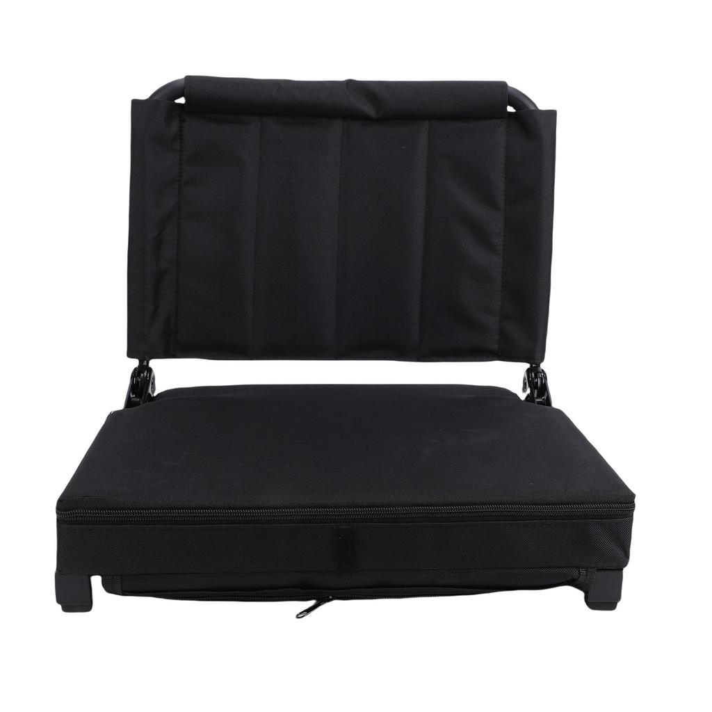  , foldable, portable stadium seat with ergonomic lumbar support, 5   angles, quick folding, carrying strap, iron and