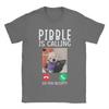Pibble Is Calling Funny Meme for Meme Fans Dog Lovers TShirt Men Women Cotton Tees Crewneck Short Sleeve T Shirt Unique Clothes