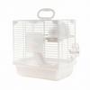 Small Animal Carrier Ventilated Portable Hamster Cage Easy to Clean for Short Trips Blue