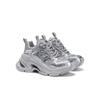 Spring new independent planet platform silver dirty casual dad shoes women