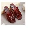 Fashion New Low Heel Wedged Sandal Female Jelly Shoes Women's Summer Slides  Outdoor Transparent Slipper Woman Non Slip Clear Sandals