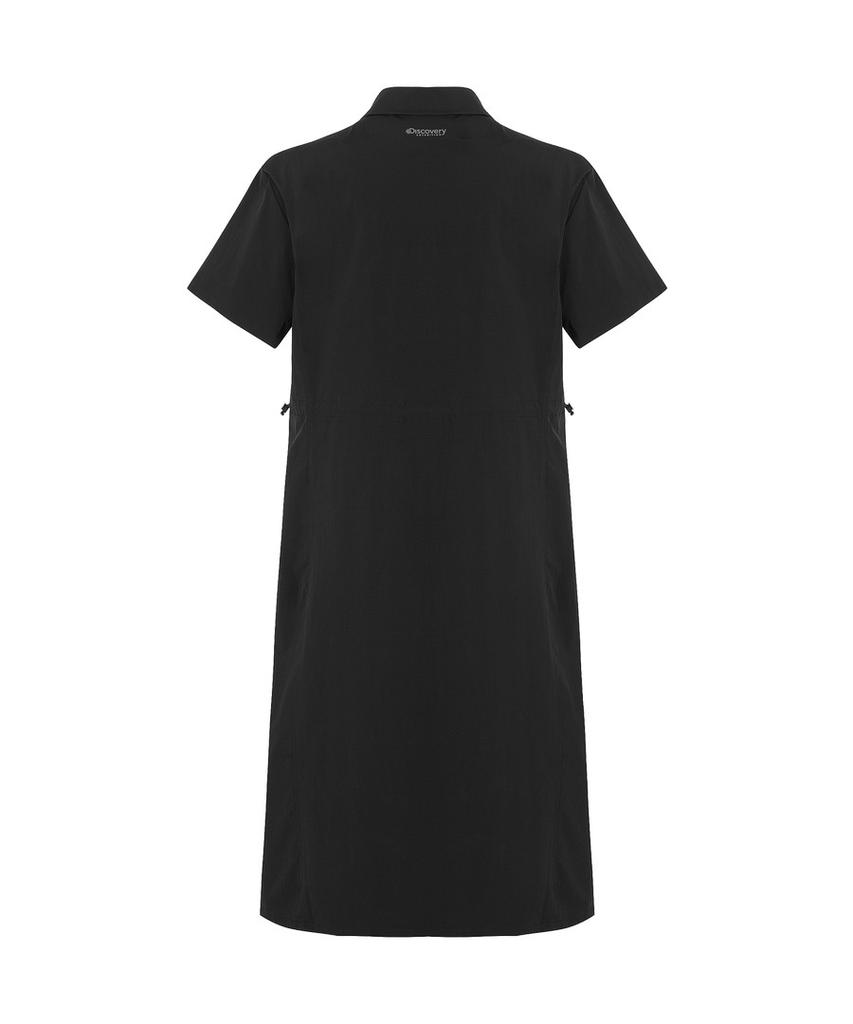 DISCOVERY EXPEDITION Women'S Freshvent Collared Woven Dress (Black)