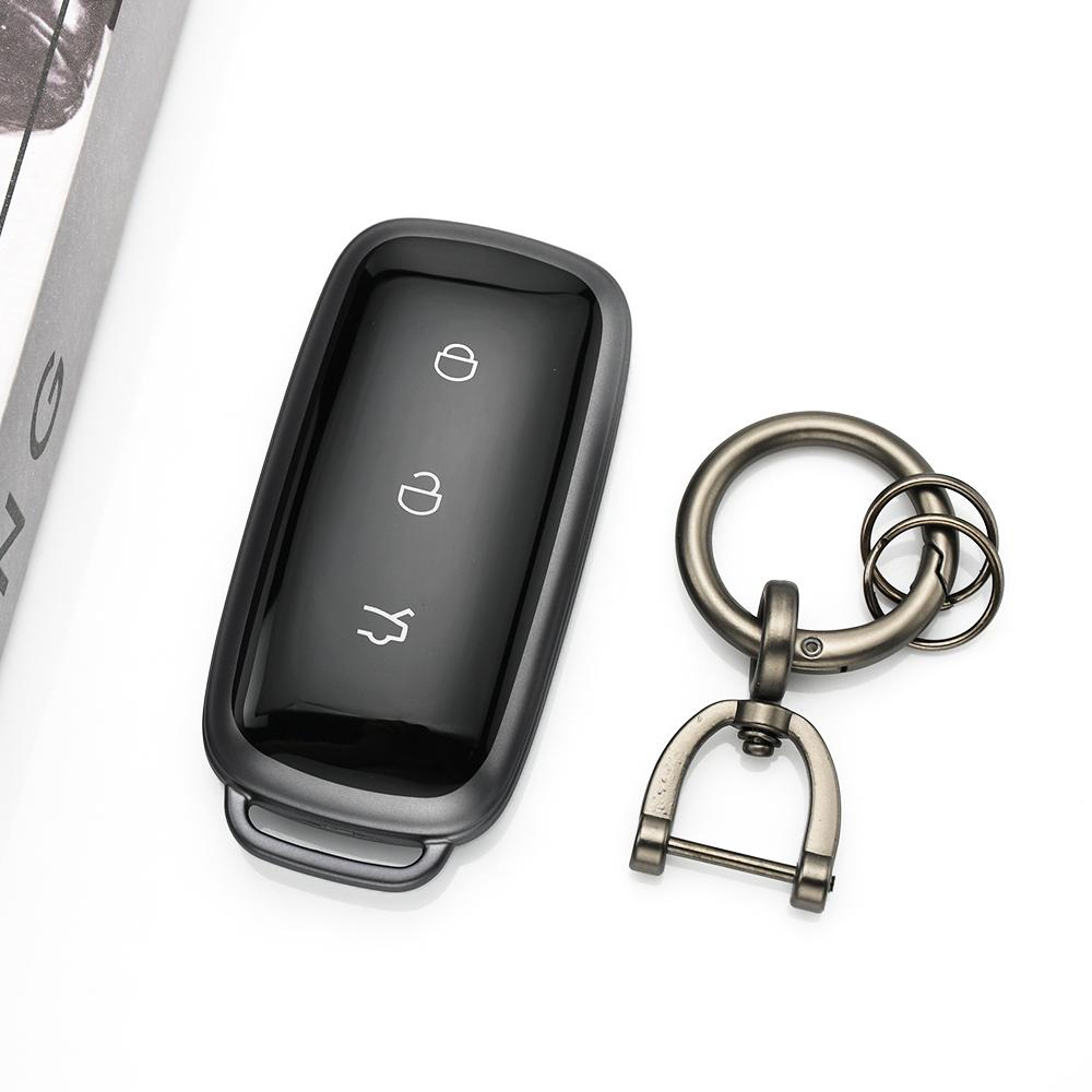 Auto Keyless Shell Full Cover Gun Grey For Geely Galaxy L6 A7 E8 M9 Starship 7 Car Specialized Car Key Case Protective Cover