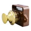 Keyless RV Push Cabinet Locks Metal Camping Cupboard Push Button RV Compartment Latch Catches Locks For Caravan Yacht Boat