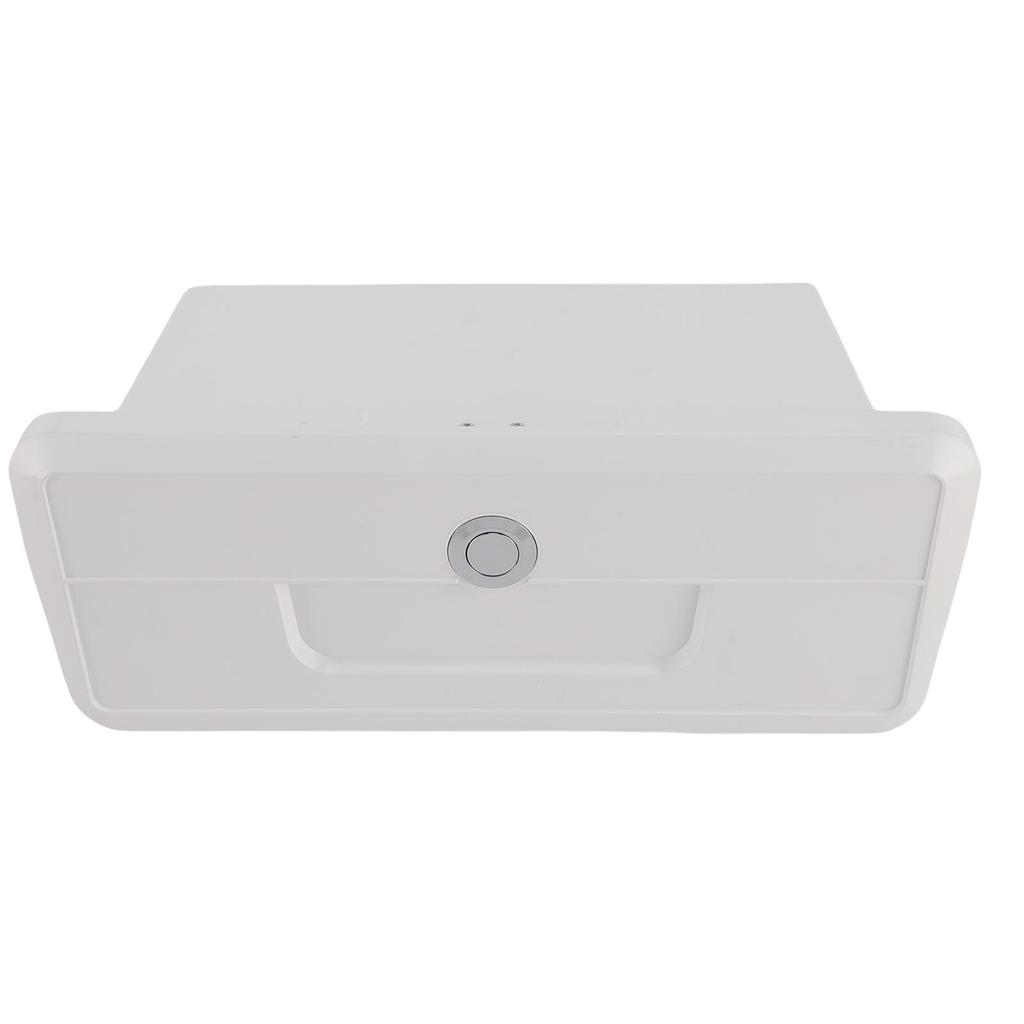 Marine Boat Storage Compartment Multifunctional Lockable ABS Locking Plastic Glove Box with Double Cup Holder Black