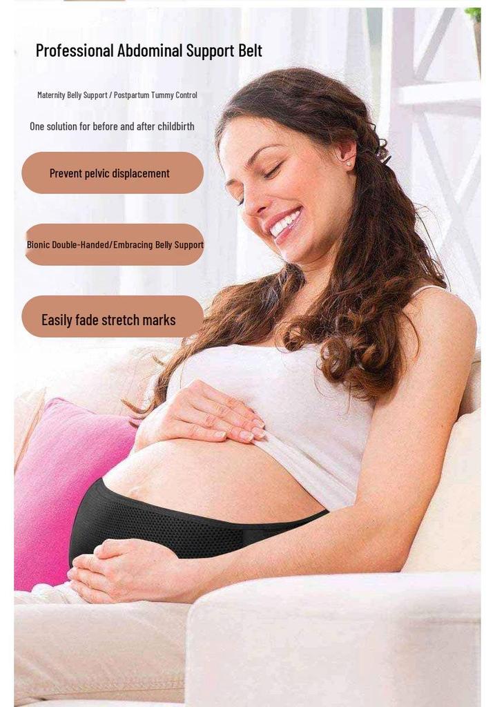 Maternity Belly Support Band for Pregnant Women: Thin Style, Pre-natal To Late-term Tummy Control and Waist Support Belt