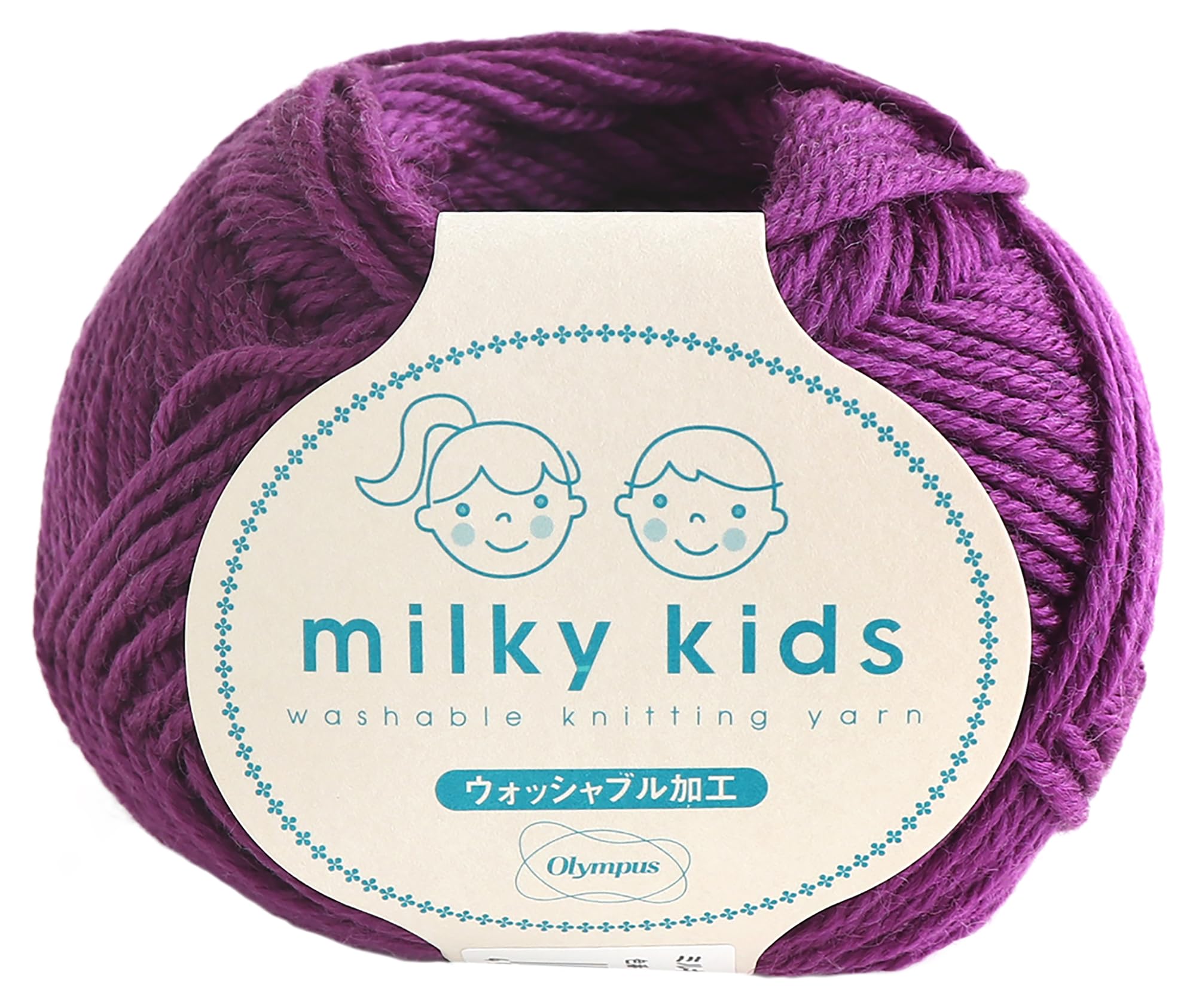 

Olympus Silk Hand Knitting Medium Milky Set of 6 Yarn, Weight, Kids, COL. 68, Approx. 40g, 98m,