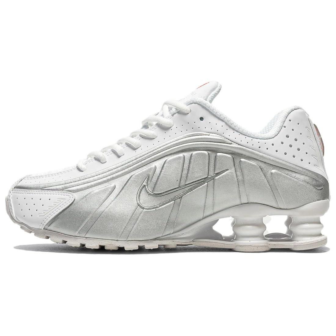 (WMNS) Nike Shox R4 White Metallic Women s AR3565-101 EU 36