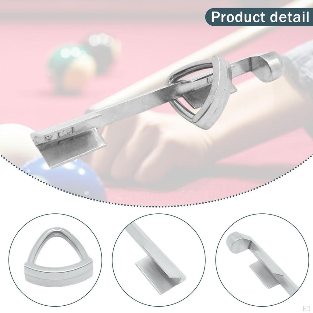 Billiard Cue Clamp Billiards Accessories Easy Using Repairing Alloy Pool Sticks Tip Stick