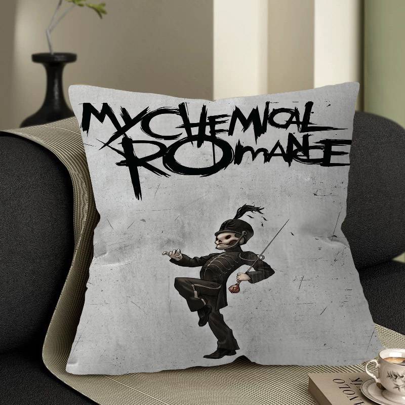 

Rock Band M-My C-Chemical R-Romance Наволочка Чехол для подушки Подушка Гостиная Диван Домашний декор На заказ 12x12Inch