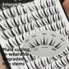 Yue Jiao Niang Sunflower Fox Series Natural Black Stem Eyelashes: Thick & Thin Beginner-Friendly Photogenic Lashes
