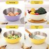 ZISIZ Stainless Steel Japanese Style Prep Bowl