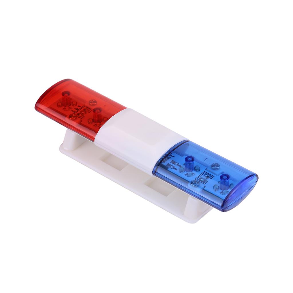 LED Red & Blue Warning Flashing Lights for Remote Control Car Model RC Accessory