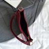 Borsa a Spalla Lucida Trendy da Donna in Pelle PU Verniciata Borsa a Mano Semplice Monocolore Borsa Sottobraccio