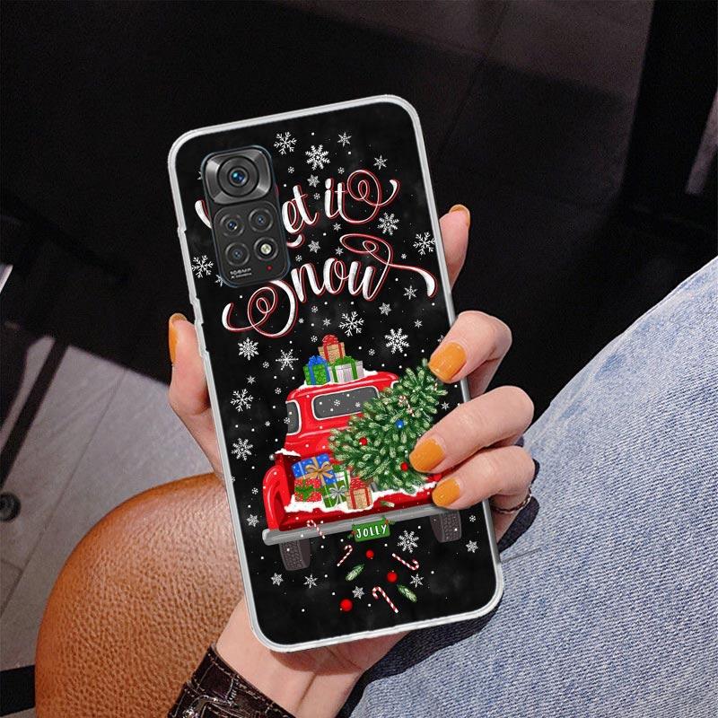 Merry Christmas Tree Snow Phone Case For Xiaomi Redmi Note 15 14 13 12S 12 11 Pro Plus 14S 11S 11E 10 10S 11T 5G Personalized Co