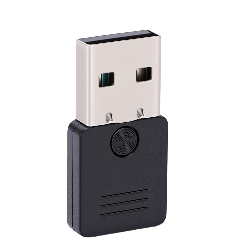 USB Bluetooth Adapter Support for Windows 11 10 8.1 Plug and Play EDR BLE Bluetooth 6.0 Dongle Receiver for PC Laptop