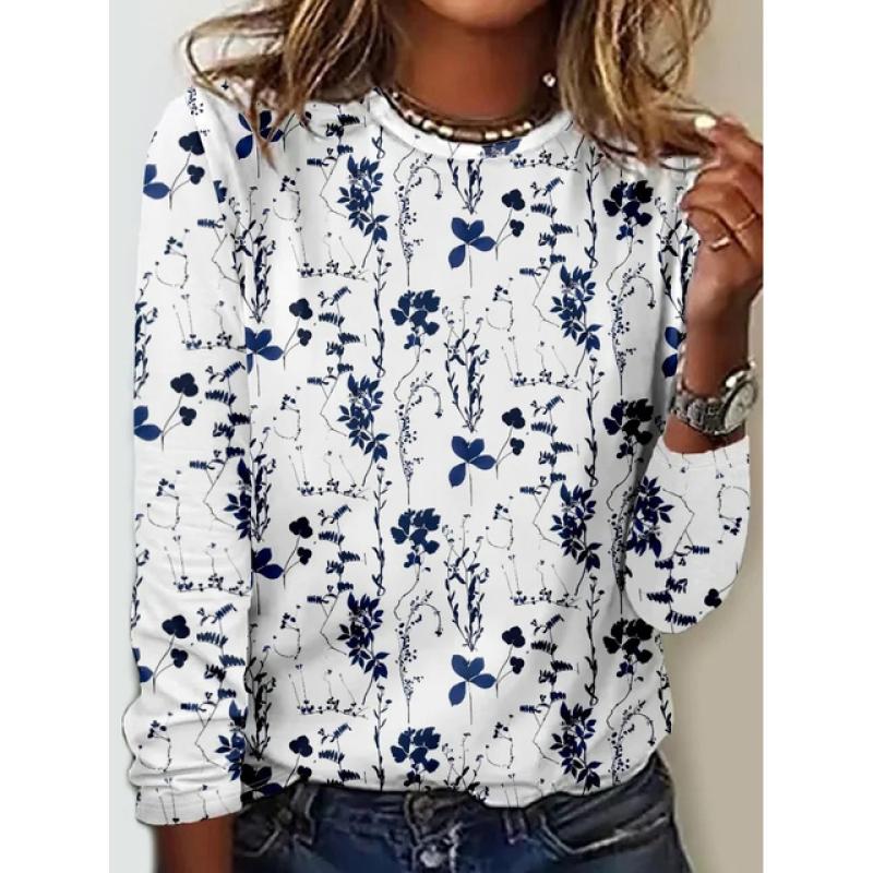 Maglietta Elegante Donna A Maniche Lunghe Con Scollo A V – Tinta Unita, Top Basic In Cotone, Vestibilità Oversize