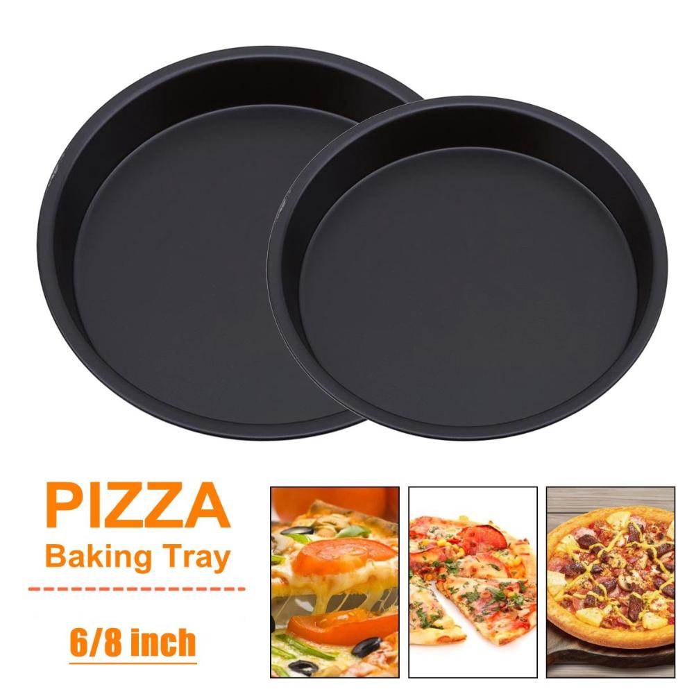 

Round Kitchen Bakeware Oven Tray Mold Deep Dish Pizza Pan Plate 6inch