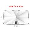 Car Sticker Car Front Windshield Sunshade Suitable For Skoda Citigo Fabia Octavia Superb Car Sunshade Interior Accessories kac999