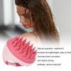 Hair Massager Soft Silicone Waterproof Manual Hair Massage Scalp Cleaning Anti Dandruff Shampoo Brush