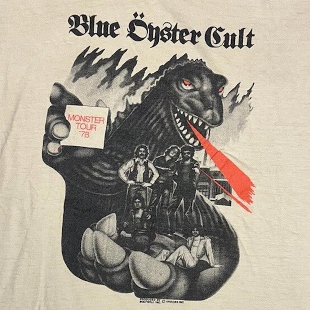 

New 1978 Blue Oyster Cult Sand color Cotton Unisex All Size 21D478 Unisex T-Shirt S