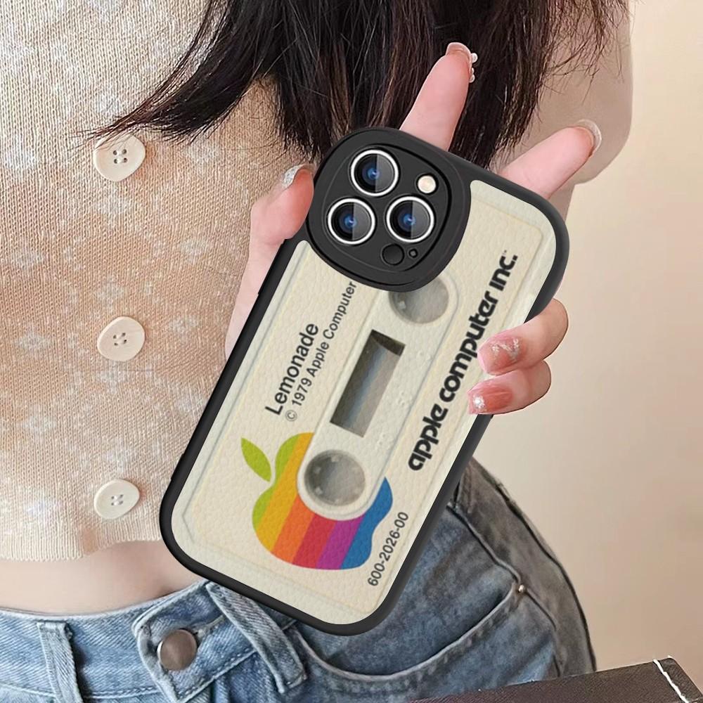 Vintage Cassette Tape Phone Case Hard Leather For IPhone 16 15 14 13 12 Mini 11 14 Pro Max Xs X Xr 7 8 Plus Fundas