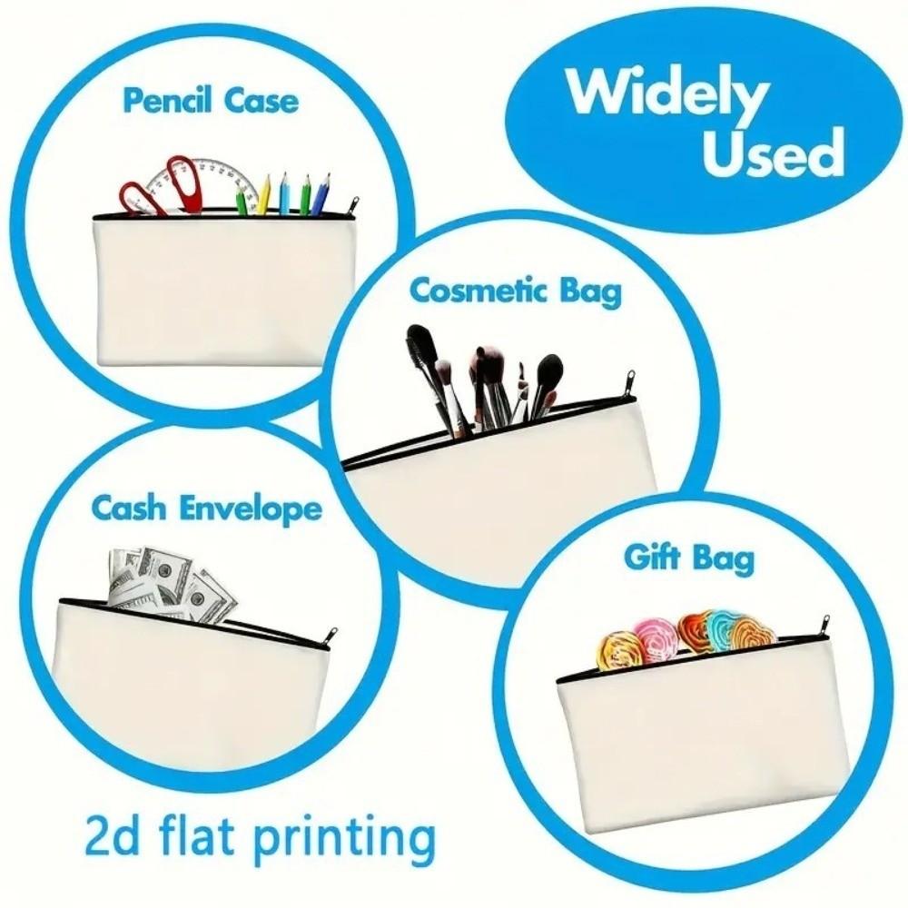 New Trendy Zipper Pouch Simple Modern Nature Moon Phase Cosmetic Bag Durable Boho Tarot Pouch Travel