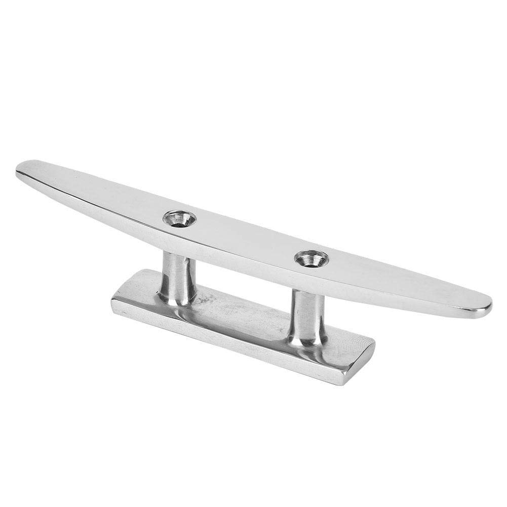 Dock Cleats Mooring Boat Deck Cleat Boat Rope Cleats Stainless Steel Open Base Cleats Polished Boat Supplies 5