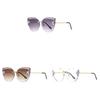 Cat Eye Sunglasses Fashion Metal Frame Uv400 For Outdoor Sun Protection