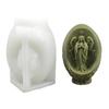 3D Goddess Figurine Silicone Molds for Candle Soap Fondant Chocolate Art Statue Silicone Candle Molds for Epoxy Resin