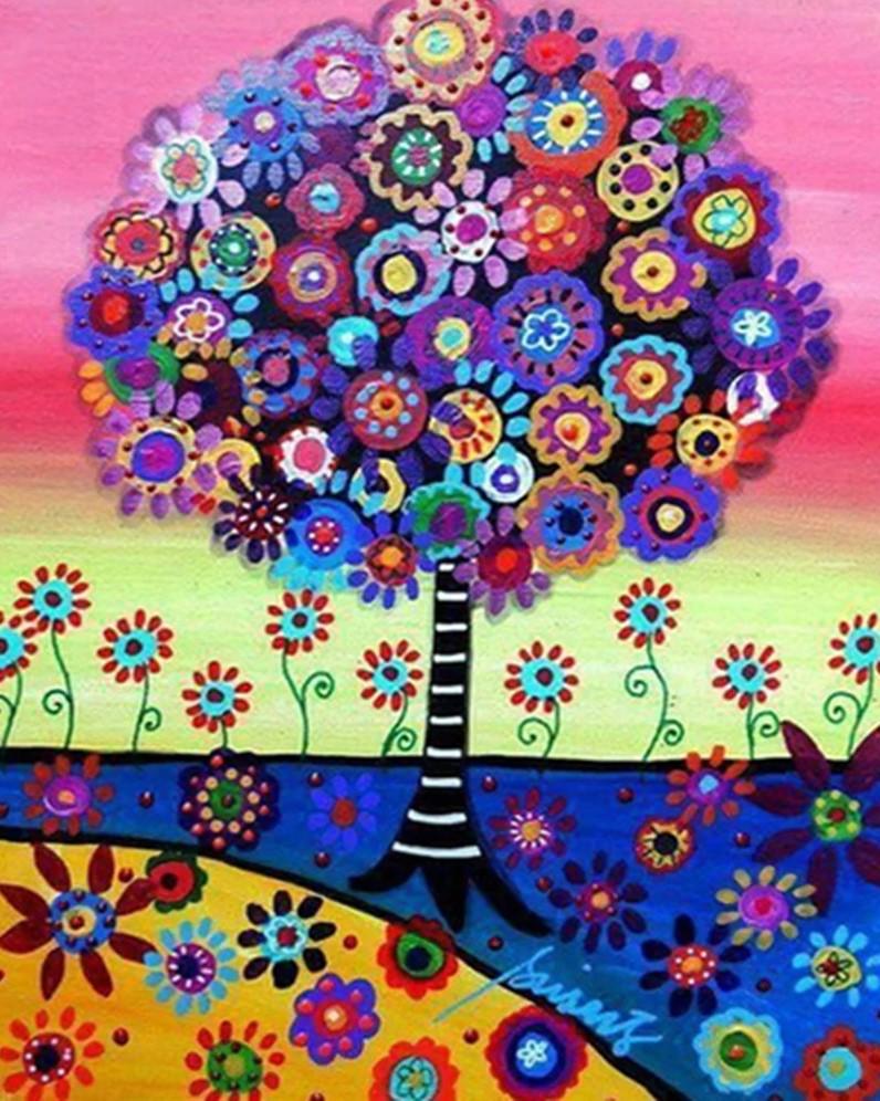 5D DIY Diamant Malerei 2024 neue Cartoon Haus voller runder Diamant Kreuzstich Kit Diamant Stickerei Home Dekoration Geschenke