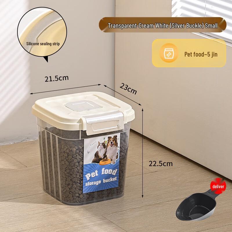 Large Capacity Rolling Pet Food Storage Container