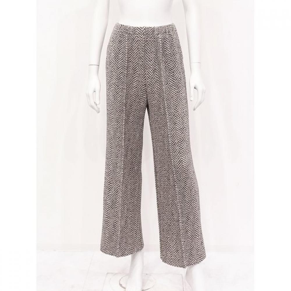Specchio Straight Pants With Front And Back Pleat 432 327