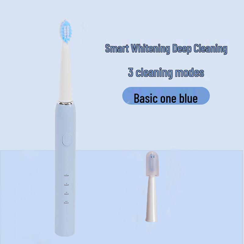 Adult Three-Speed Soft Bristle Sonic Electric Toothbrush with USB Charging