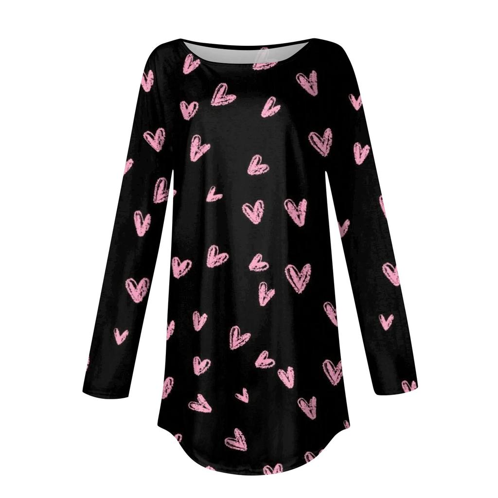 Tee Shirts For Women Fall Casual Long Sleeve Shirts Sweatshirt Top Pullover