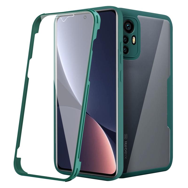 Custodia Xiaomi Redmi Note 12 Pro 360° Antishock – Protezione Integrata, TPU Trasparente, Rosa